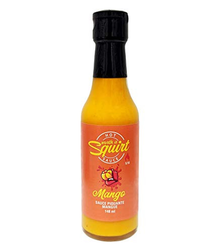 Mango Hot Sauce by Worth A Squirt, 5 oz bottle - Official Hot Sauce of theCHIVE