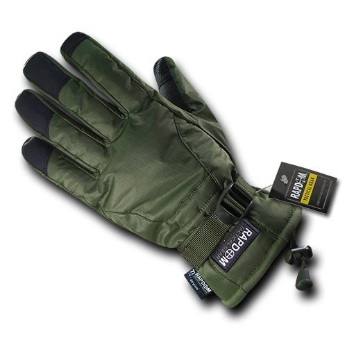 RAPDOM Tactical Breathable Winter Gloves, Olive Drab, Small