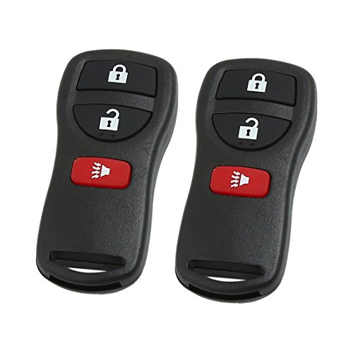 uxcell 2pcs 315MHz 3 Button Car Replacement Keyless Entry Remote Control Key Fob Clicker for KBRASTU15