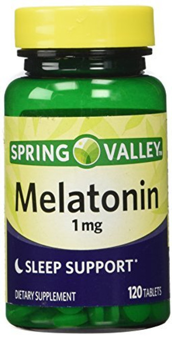 Spring Valley - Melatonin 1 mg, 120 Tablets by Spring Valley