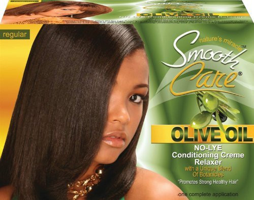 Smoothcare Olive Oil No - Lye Relaxer - Regular Kit (Pack of 2)