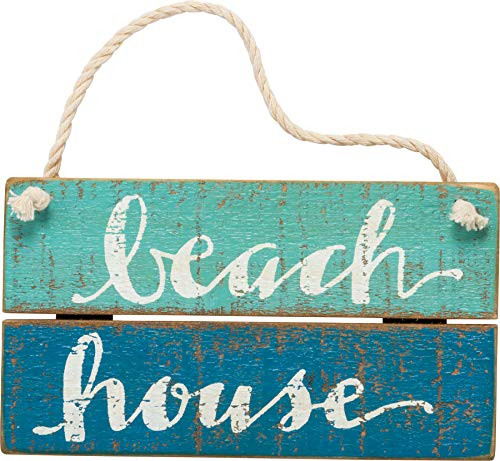 Primitives By Kathy - Slat Sign - Beach House Primitives By Kathy - Slat Sign - Beach House