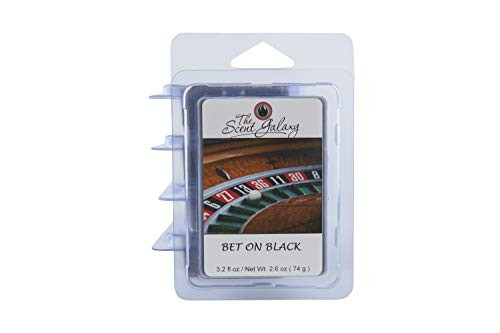 The Scent Galaxy Bet On Black Wax Melts - Highly Scented Wax Melts - Long Lasting Aroma - Pure and Natural - Hand Poured - 2 Pack of 6