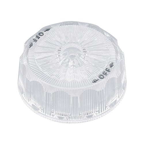 Prime-Line MP54280 Mixet Volume Shower Handle, 1-Inch Height, Clear Acrylic Construction, Pack of 2