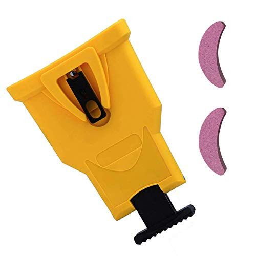 BAYICLAN Chainsaw Sharpener,Chainsaw Teeth Sharpener Work Sharp Chain Saw Sharpener Kit Chain Saw Blade Sharpener with 2 Pack Grindstone BAYICLAN Chainsaw Sharpener,Chainsaw Teeth Sharpener Work Sharp Chain Saw Sharpener Kit Chain Saw Blade Sharpener with 2 Pack Grindstone