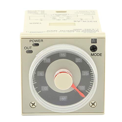 Delay Timer Relay, DC 100-125V Time Delay Relay, AC 100-240V for Remote Control Mechatronics Communication