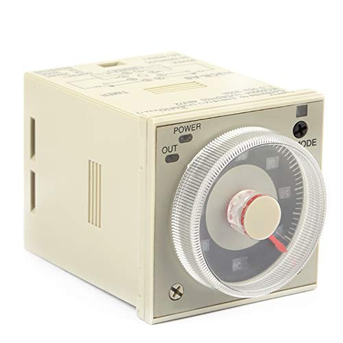 Adjustable Delay Timer, High Accuracy AC 100-240V Multifunction Time Relay Olid State Timer, for Remote Control Communication