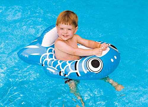 Swimline Inflatable Guppy Baby Seat Pool Float, Blue