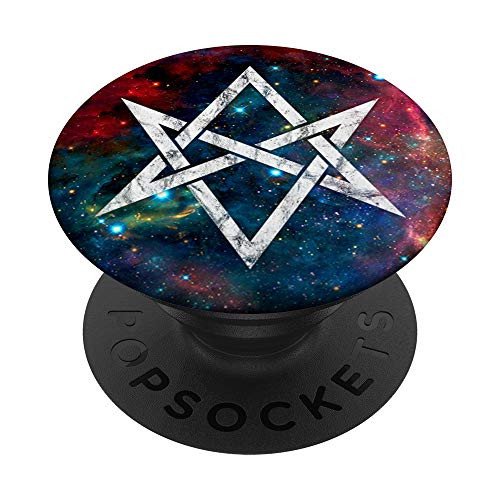 Unicursal hexagram symbol magic mysticism occult PopSockets PopGrip: Swappable Grip for Phones  and  Tablets