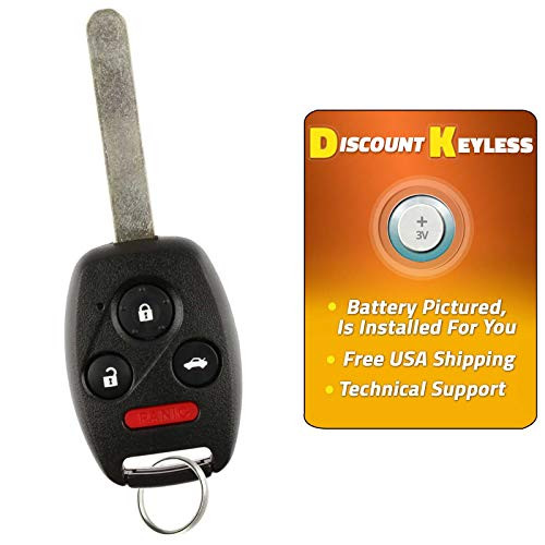 For 06-11 Honda Civic EX Si Trims Only Keyless Entry Remote Key Fob N5F-S0084A, 35111-SVA-305, 3248A-S0084A