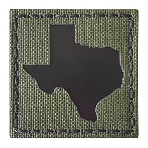 OD Green Texas Infrared IR 2x2 Olive Drab Tactical Morale Hook-and-Loop Patch OD Green Texas Infrared IR 2x2 Olive Drab Tactical Morale Hook-and-Loop Patch