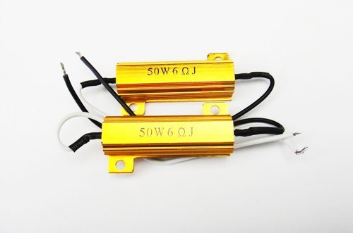 LEDIN 2x LED Brake Light bulb Load Resistor 3156 3157 7443 7440 1157 1156 Fix Error Flash