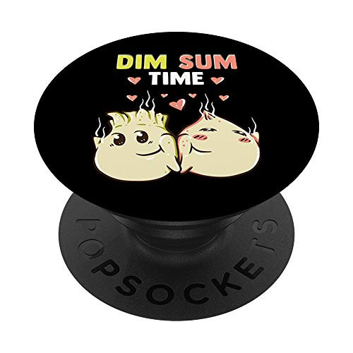 Dim Sum Time Funny Food Pun Cute Dimsum PopSockets Grip and Stand for Phones and Tablets Dim Sum Time Funny Food Pun Cute Dimsum PopSockets Grip and Stand for Phones and Tablets
