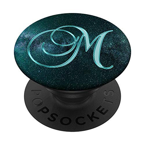 M Teal Star Space Galaxy Sky Monogram Initial Letter Name PopSockets PopGrip: Swappable Grip for Phones and Tablets M Teal Star Space Galaxy Sky Monogram Initial Letter Name PopSockets PopGrip: Swappable Grip for Phones and Tablets