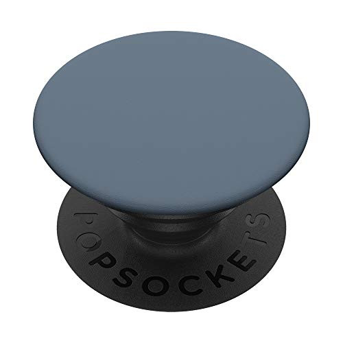 Slate Gray Solid Color PopSockets PopGrip: Swappable Grip for Phones  and  Tablets
