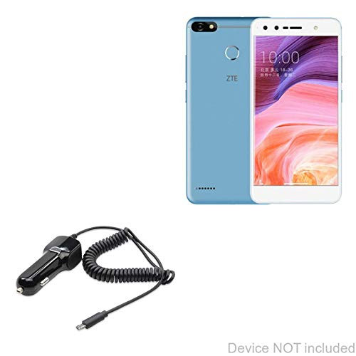 ZTE Blade A3 (2017) Car Charger, BoxWave Car Charger Plus Car Charger Extra USB Port with Integrated Cable for ZTE Blade A3 (2017) - Black ZTE Blade A3 (2017) Car Charger, BoxWave Car Charger Plus Car Charger Extra USB Port with Integrated Cable for ZTE Blade A3 (2017) - Black