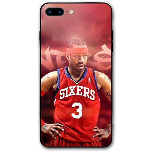 DSDZ iPhone 7 Plus Case 8 Plus Case 5.5 inch,Basketball Star Case Cover for iPhone 7Plus/8Plus (Iverson-ai)