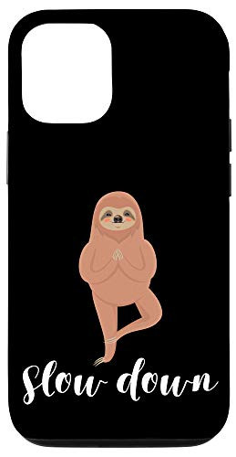 iPhone 12/12 Pro Slow Down Yoga Sloth Case