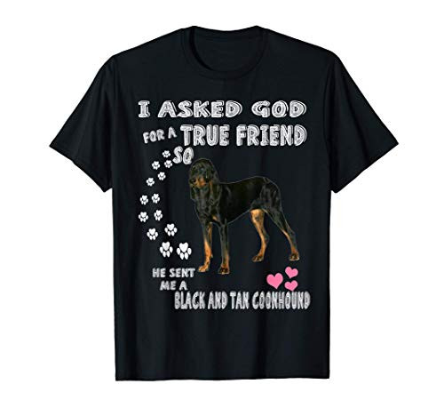 Coonhound Dad Mom Gifts, American Black and Tan Coonhound T-Shirt