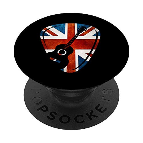UK England Acoustic Guitar Pick graphic Guitarist Music PopSockets Grip and Stand for Phones and Tablets UK England Acoustic Guitar Pick graphic Guitarist Music PopSockets Grip and Stand for Phones and Tablets
