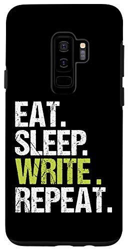 Galaxy S9plus Eat Sleep Write Repeat Writing Writer Christmas Gift Case