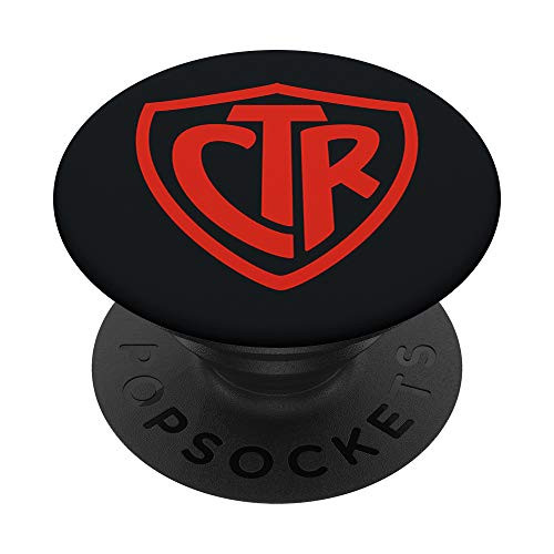 LDS Mormon Choose the Right CTR Red Black PopSockets Grip and Stand for Phones and Tablets