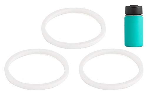3-Pack Replacement Gaskets for Hydro Flask Wide Mouth Flip Lid Cap, BPA-Free Seals Rubber Stoppers Compatible with Hydro Flask Coffee Bottles