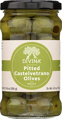 Divina Castelvetrano Pitted Olives, 4.9 Ounce