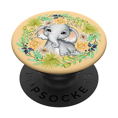Cute Elephant design PopSockets PopGrip: Swappable Grip for Phones and Tablets Cute Elephant design PopSockets PopGrip: Swappable Grip for Phones and Tablets