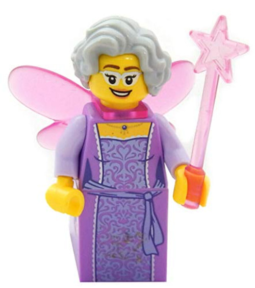 Booster Bricks Lego Fairy Godmother Minifigure - Adorable minifig Grandma Wings Magical and Cute Booster Bricks Lego Fairy Godmother Minifigure - Adorable minifig Grandma Wings Magical and Cute