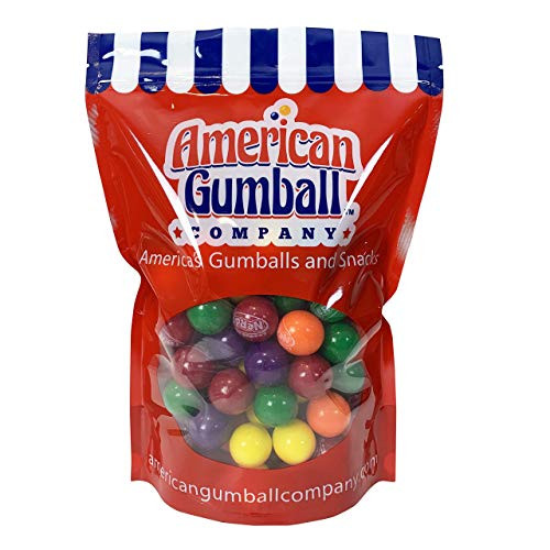 Nerds Gumballs - 1 Inch Large Gumballs with Nerds Candy Inside, 2 LB Bag
