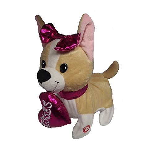 KidsofAmerica Valentine Animated Plush Puppy Dog - Sings I Really Like You