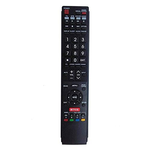 New Replace Remote for Sharp TV LC-60LE660U LC-70LE660U LC-60C6600U LC-60EQ10U