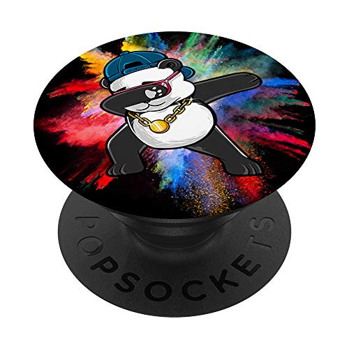 Cute Dab Dance Dabbing panda colorful watercolor black PopSockets PopGrip: Swappable Grip for Phones and Tablets Cute Dab Dance Dabbing panda colorful watercolor black PopSockets PopGrip: Swappable Grip for Phones and Tablets
