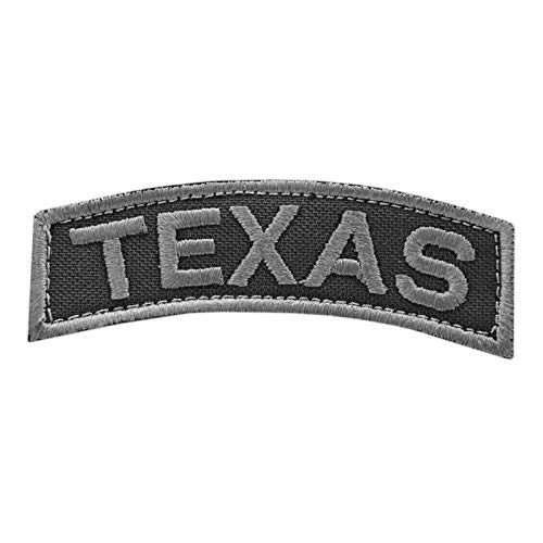 LEGEEON Subdued Texas Shoulder Tab TX State Lone Star Morale Tactical Fastener Patch