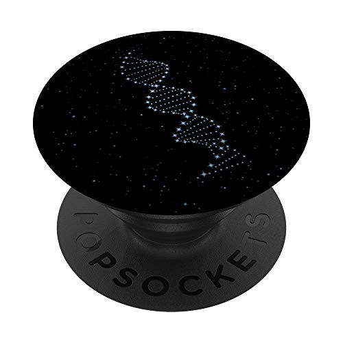 DNA Double Helix Outer Space Stars Astronomy Celestial Gift PopSockets PopGrip: Swappable Grip for Phones  and  Tablets