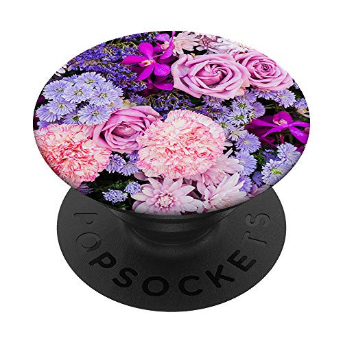 Pink Purple Lilac Rose Flower Floral Pattern Girls Women PopSockets PopGrip: Swappable Grip for Phones and Tablets Pink Purple Lilac Rose Flower Floral Pattern Girls Women PopSockets PopGrip: Swappable Grip for Phones and Tablets