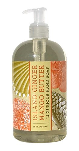 Greenwich Bay ISLAND GINGER MANGO BUTTER Hand Soap Enriched with Cocoa Butter and Shea Butter 16 oz