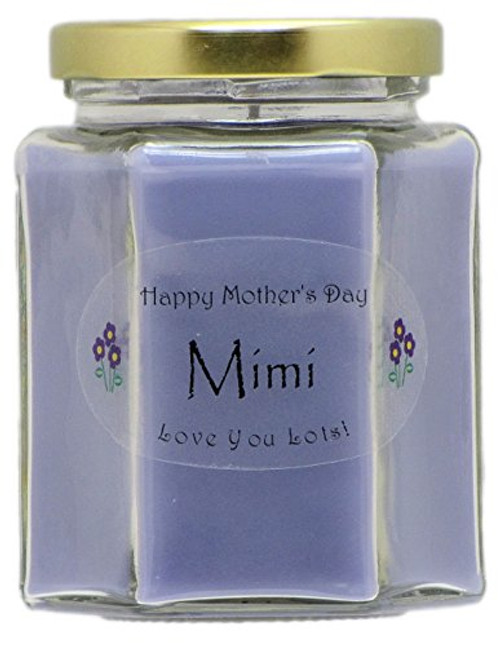 Just Makes Scents Mimi Mothers Day Candle - Lavender Scented Candle - Hand Poured in The USA