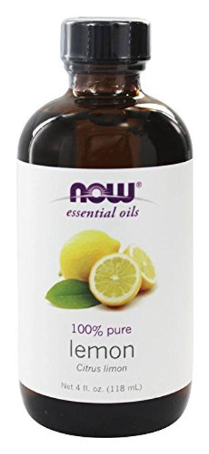 NOW Foods Essential Oils Lemon, (4 FL OZ) NOW Foods Essential Oils Lemon, (4 FL OZ)