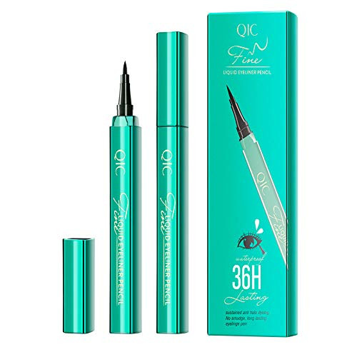 Liquid Eyeliner - Waterproof Liquid Eyeliner Pen,Sweat Resistant, Long Lasting  and  Smudgeproof Makeup Pen-Black