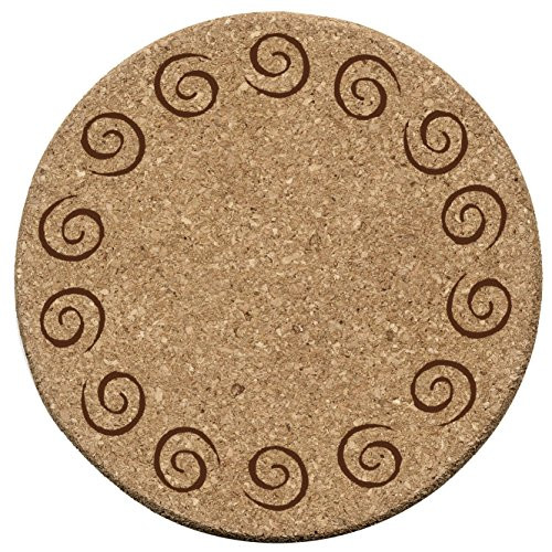 Thirstystone Swirls Cork Coaster Set