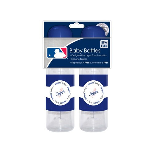 MLB Los Angeles Dodgers Baby Bottles, 2-Pack MLB Los Angeles Dodgers Baby Bottles, 2-Pack
