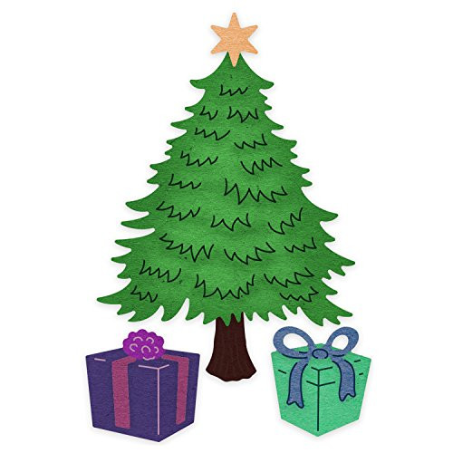 Cheery Lynn Designs Classic Christmas Tree Scrapbooking Die Cut Set 5 Piece