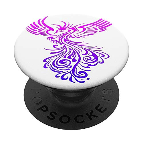 Rising From The Ashes Phoenix Lilac Pink Ombre PopSockets PopGrip: Swappable Grip for Phones  and  Tablets