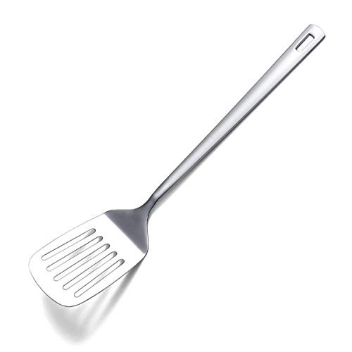 Stainless Steel Spatulas, Berglander Slotted Turner, Metal Spatulas Turner For Cooking, Kitchen Spatulas For Nonstick Cookware, Barbecue Spatulas, Dishwasher Safe, Easy to Clean