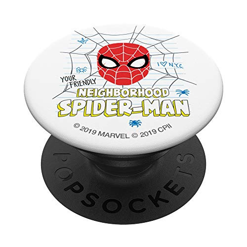 Marvel Spider-Man Far From Home Mask Doodle PopSockets PopGrip: Swappable Grip for Phones and Tablets Marvel Spider-Man Far From Home Mask Doodle PopSockets PopGrip: Swappable Grip for Phones and Tablets