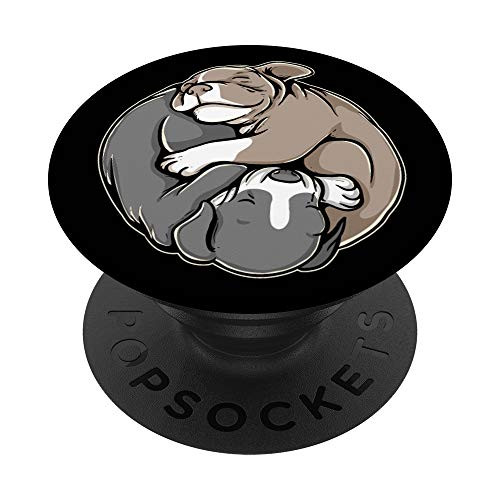Pitbull Puppies Yin Yang For Pibble Mom PopSockets PopGrip: Swappable Grip for Phones  and  Tablets