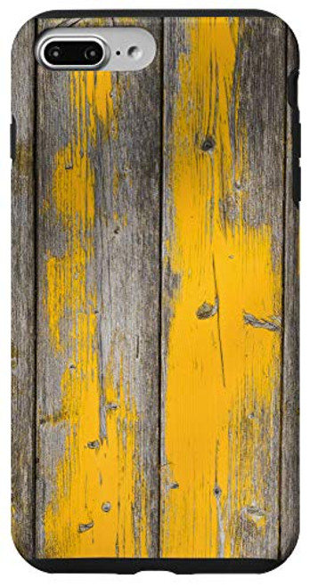 iPhone 7 Plus/8 Plus Yellow Rustic Farmhouse Panel Weathered Woodgrain Shiplap Case iPhone 7 Plus/8 Plus Yellow Rustic Farmhouse Panel Weathered Woodgrain Shiplap Case