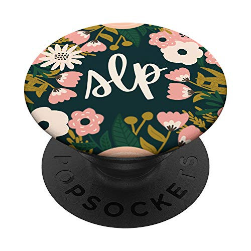 SLP Gift For Speech-Language Pathologist PopSockets PopGrip: Swappable Grip for Phones  and  Tablets